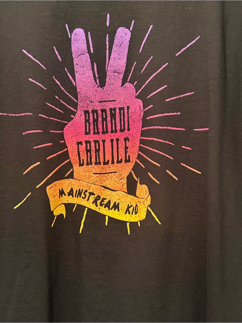 RARE 2015 Brandi Carlile Mainstream Kid T-shirt